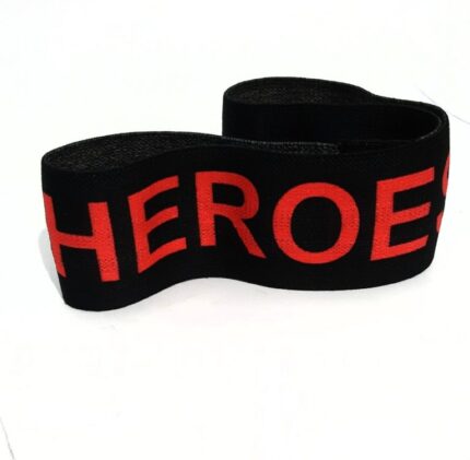 کش مینی لوپ پارچه ای مشکی Heroes