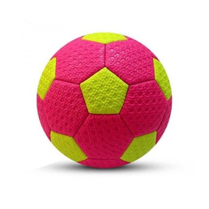 توپ فوتبال مینی لیزری صورتی-فسفری