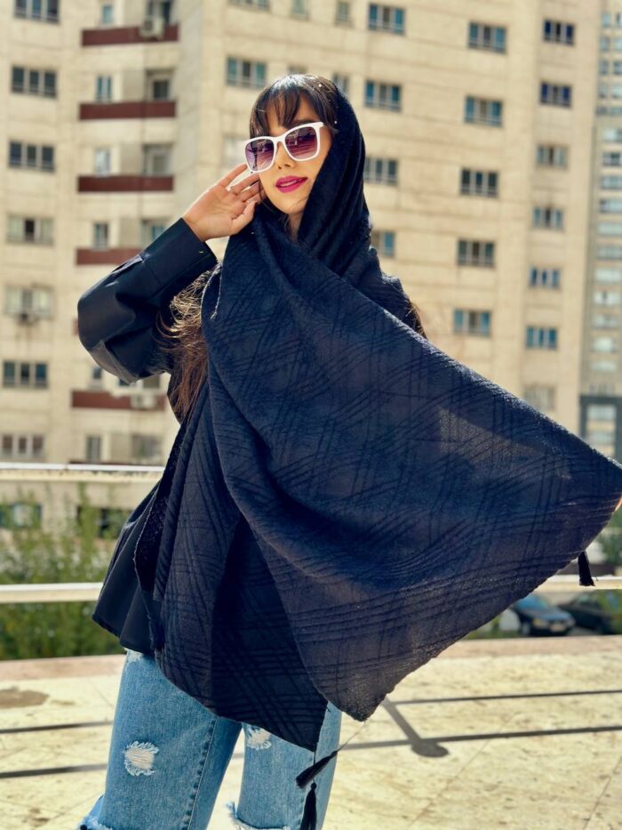 شال مخمل پلیسه وارداتی