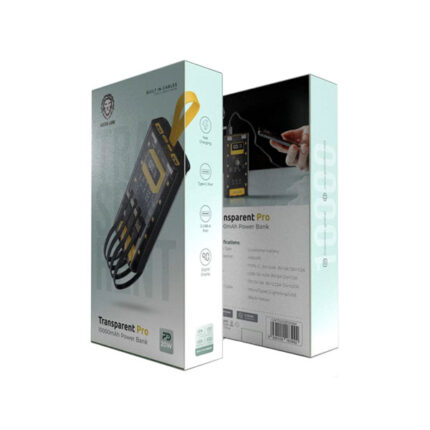 پاوربانک گرین لاین 20k مدل Transparent Pro
